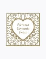 serwetki maki komunia ornament 002401