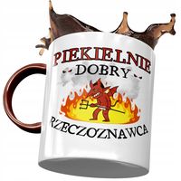 Kubek Bordowy Dla Rzeczoznawcy Piekielnie Dobry Z Nadrukiem Ze Zdjęciem