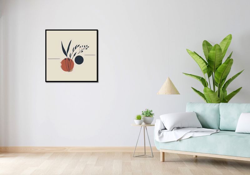 Plakat 70x70cm Botaniczna Barwa zdjęcie 4
