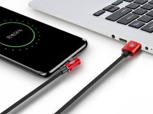 Kabel Baseus MVP Elbow kątowy dwustronny micro USB 2m Red na Arena.pl
