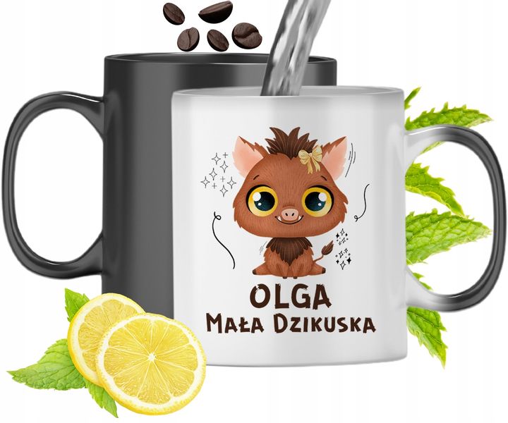 Dla Olgi Kubek Magiczny Córki Dziecka Prezent Z Nadrukiem Ze Zdjęciem zdjęcie 1