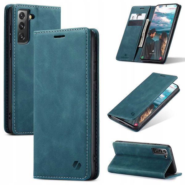 Spacecase Wallet Galaxy S21 Fe Blue zdjęcie 7