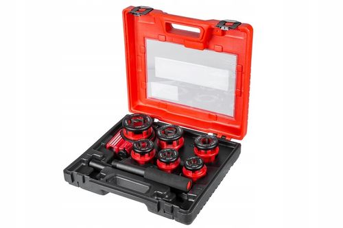 GWINTOWNICA RĘCZNA DO RUR grzechotka ZESTAW 6 narzynek głowic 1/4"–1 na Arena.pl