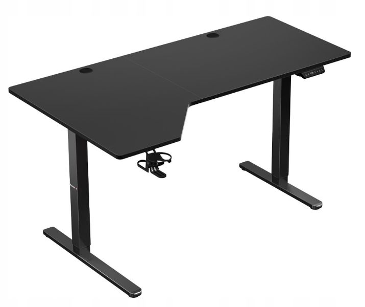 Biurko Gamingowe Elektryczne Regulowane Narożne zdjęcie 2