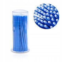 Mikroszczoteczki do Rzęs 2,5mm Niebieskie Welurowe
