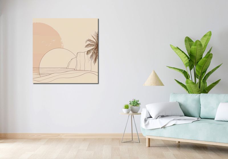Obraz 90x90cm Szept Tropików zdjęcie 2