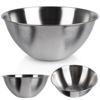 Miska Kuchenna Stalowa do Mieszania Ubijania Podawania Potraw Sałatek 1,9L