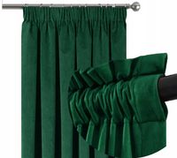 ZASŁONA WELUR 140x250 NA ŻABKI VELVET GRUBA GOTOWA