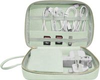 Etui na ładowarki i słuchawki Stackers Pebble zieleń szałwiowa