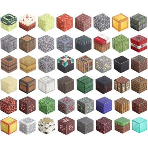 KLOCKI MAGNETYCZNE 300 KLOCKÓW KONSTRUKCYJNE PIKSELE SZEŚCIANY + 3 LUDZIKI na Arena.pl