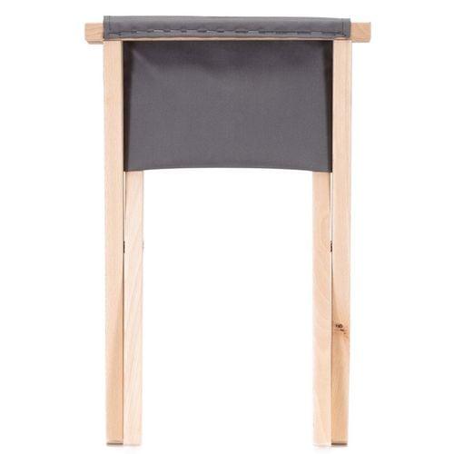 Krzesło składane turystyczne, wędkarkie, stołek na biwak, kemping, jasnoszary na Arena.pl