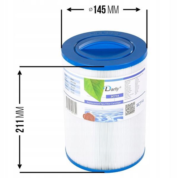 Filtr do Spa Jacuzzi Darlly SC714 (210mm) zdjęcie 2