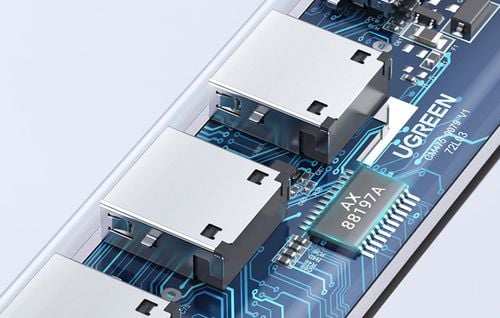 Stacja dokujaca UGREEN USB 3.0 - 3 x USB / Ethernet / USB-C PD na Arena.pl