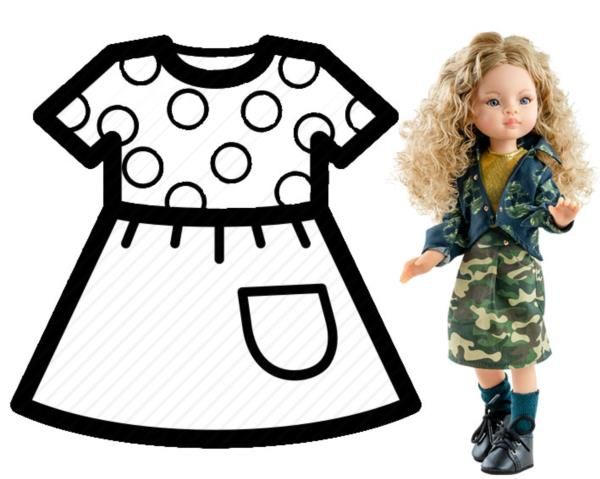 PAOLA REINA Ubranko dla lalek 32 cm 54851 zdjęcie 1