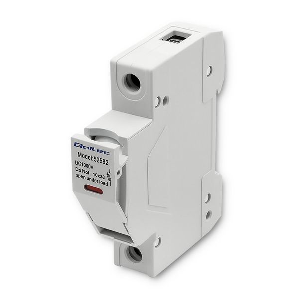 Qoltec Podstawa bezpiecznikowa z diodą + bezpiecznik DC 1P 1000V 30A 10x38 solar zdjęcie 11