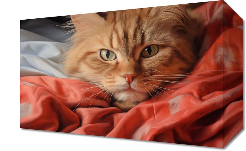 Obraz 30x20cm Mruczący Spokój zdjęcie 1