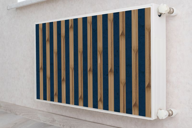 Magnetyczna MASKOWNICA Na Grzejnik Lamele Ozdobne Efekt 3D 80cm x 60cm zdjęcie 4