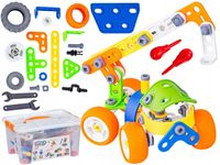 Klocki Elastyczne, Konstrukcyjne 167 El. , Auto, Samolot, Robot 10w1