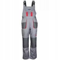 spodnie ochronne ogrodniczki s/48,szare,comfort line 190g/m2
