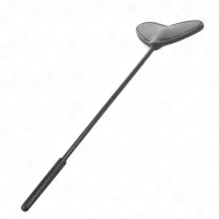 kink paddle heart czarna 33x10 cm - skorzana paleta o anatomicznym