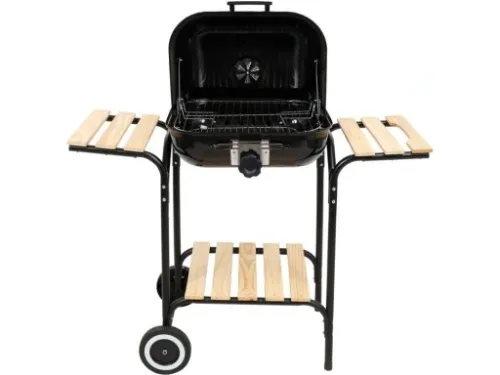 GRIL GRILL OGRODOWY Z POKRYWĄ KOŁAMI BBQ 40X45CM na Arena.pl