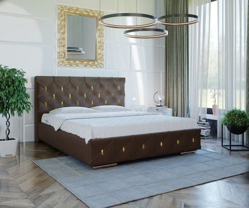 Łóżko tapicerowane MILLENIUM  160×200 ze stelażem na Arena.pl