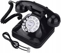 TELEFON STACJONARNY DLA SENIORA CZARNY
