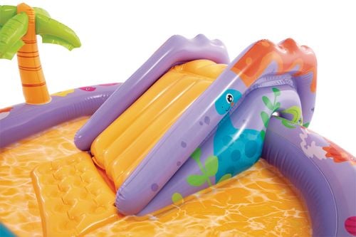 Basen dmuchany dla dzieci wodny plac  201x157x69 cm zjeżdżalnia fontanna na Arena.pl