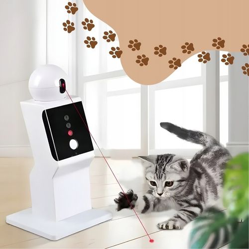 LASER INTERAKTYWNA ZABAWKA AUTOMATYCZNY WSKAŹNIK KOTA RUCHOMA SMART 3 TRYBY na Arena.pl