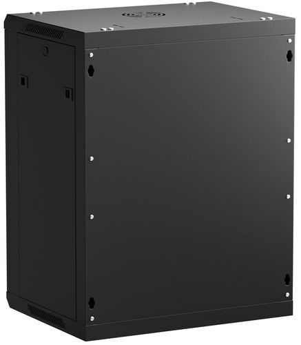 Szafa wisząca RACK 19" 15U, 450mm, Netrack F-Line, czarna, drzwi szklane na Arena.pl