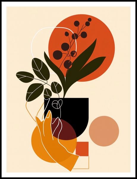Plakat 75x100cm Dotyk Naturalności zdjęcie 3