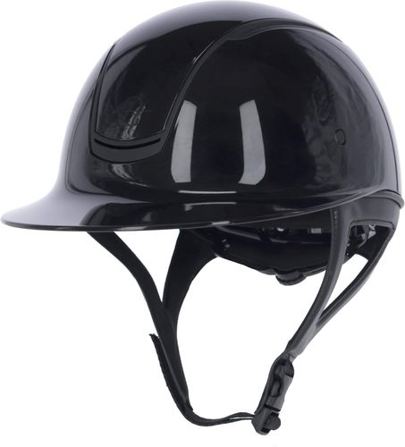 Kask jeździecki Eclipse Polo, lakierowany czarny, 58-61 cm, Covalliero na Arena.pl