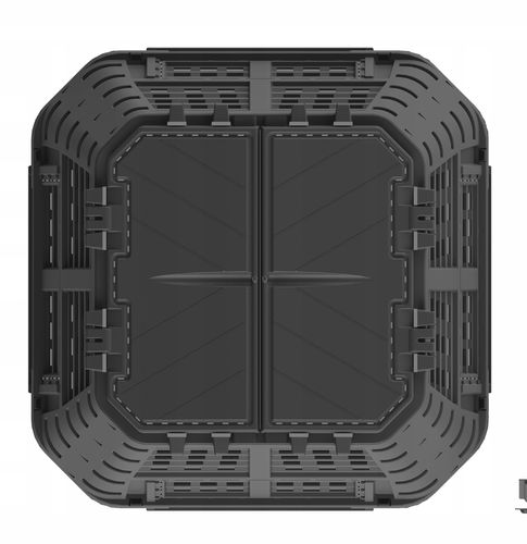 Kompostownik 740L | Czarny, Wymiary 93.3x93.3x113 cm, Kolor Czarny, Patrol Group na Arena.pl