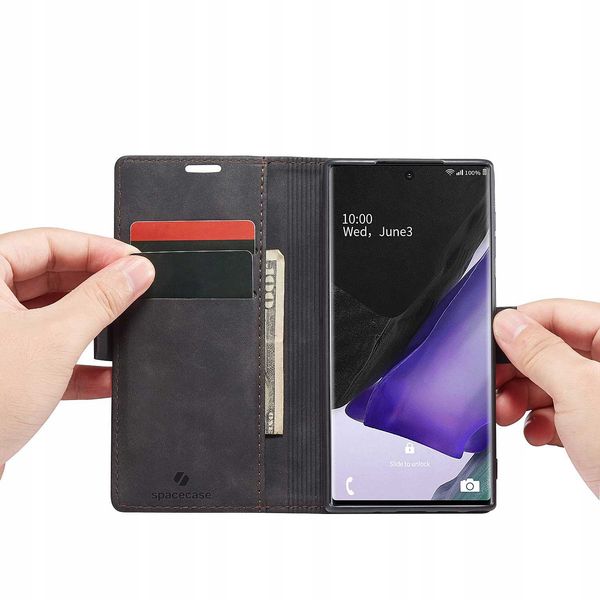 Spacecase Wallet Galaxy Note 20 Black zdjęcie 14