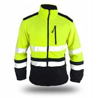 POLAR ROBOCZY ODBLASKOWY Bluza robocza ocieplana POLAROWA OSTRZEGAWCZA