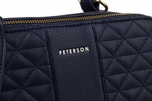 mała, elegancka listonoszka ze skóry ekologicznej - peterson na Arena.pl