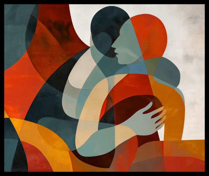 Plakat 60x50cm Objęcia zdjęcie 2