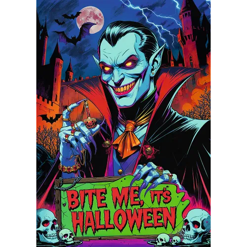 Puzzle Premium Plus Quality 1000 elementów. Hall of Horror. Wampir na Arena.pl