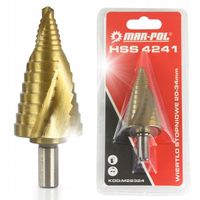 WIERTŁO STOŻKOWE STOPNIOWE 20-34MM HSS SPIRALNE