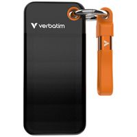 dysk zewnętrzny verbatim pocket ssd 2tb - brelok do kluczy z kablem