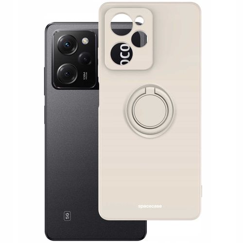 Spacecase Silicone Ring Poco X5 Pro 5G Bone na Arena.pl