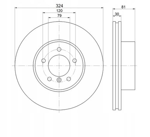 TARCZA HAM PRZOD 324X30 V MIKODA na Arena.pl