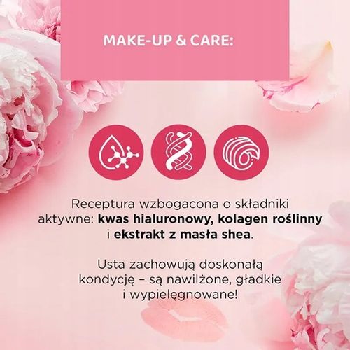 Kremowy błyszczyk z kwasem hialuronowym Eveline 01 Delicate Rose Flower na Arena.pl