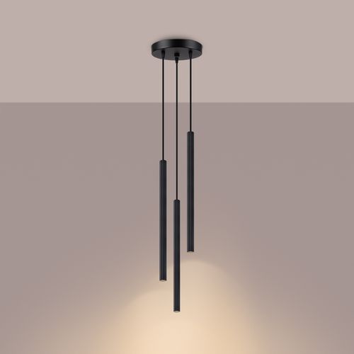 Lampa wisząca ARCHE 3P czarna na Arena.pl
