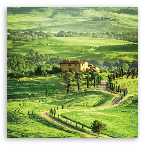 OBRAZ NA PŁÓTNIE Pejzaż Toskania Włochy na Arena.pl