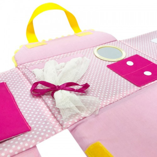 Domek Dla Lalek Gra Edukacyjna Torba Przenośna Miękki Materiał Roter Kafer na Arena.pl