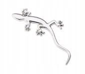 Emblemat Jaszczurka Gekon chrom metalowy naklejka 3D  Dekoracja na Motocykl