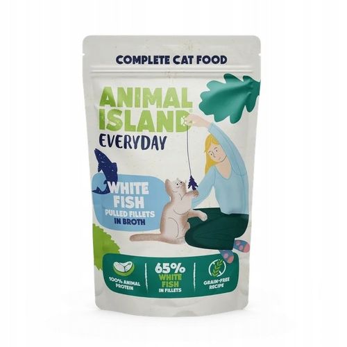 KARMA ANIMAL ISLAND BIAŁA RYBA 12X85G DLA KOTA na Arena.pl