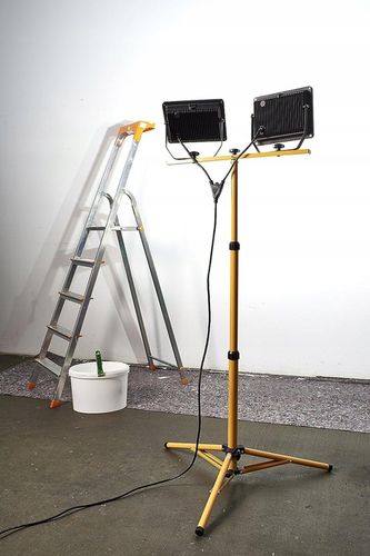 Statyw stojak na naświetlacz halogen LED podwójny na Arena.pl