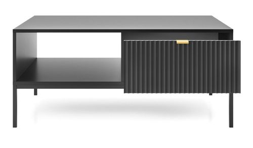 Stolik Delicious ryflowany czarny na Arena.pl